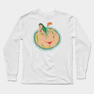 Sitting on the rug Long Sleeve T-Shirt